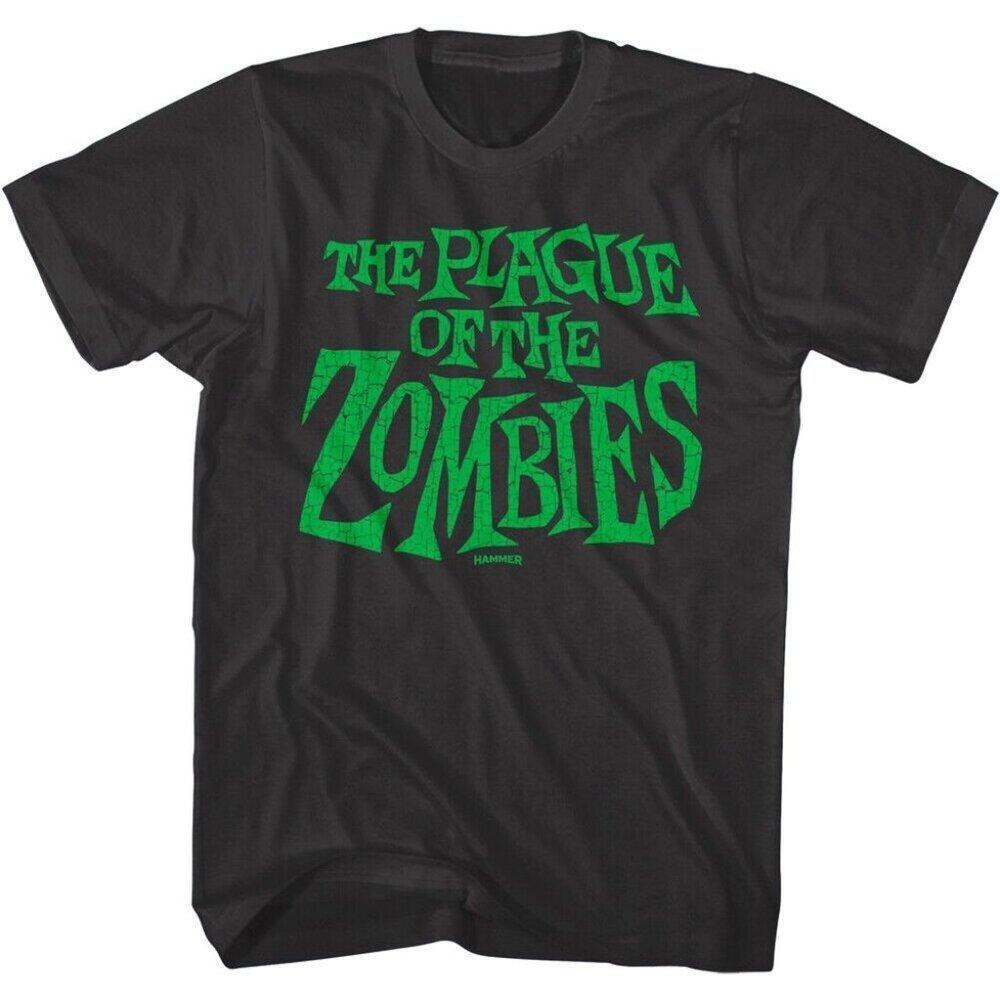 Plague Of The Zombies 1960S Hammer Horror Movie Logo Graphic Retro T-Shirt90